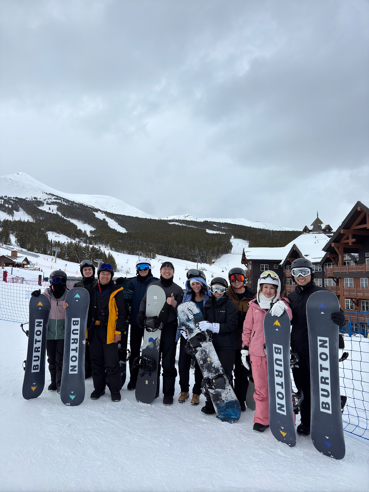 first time snowboarding